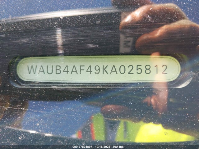 WAUB4AF49KA025812 Audi S4 Premium Plus