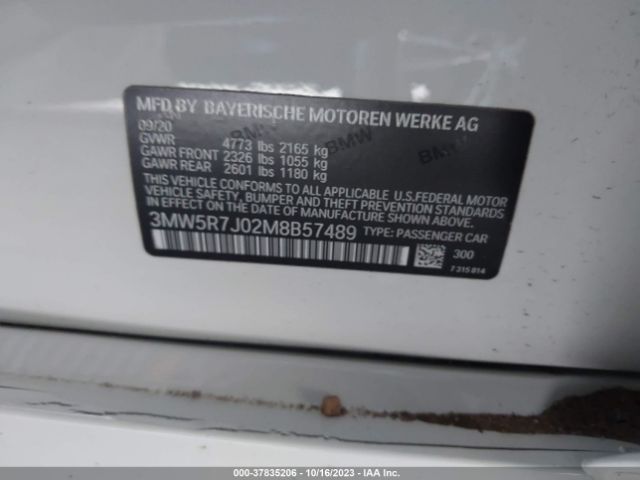 3MW5R7J02M8B57489 BMW 3 Series 330i Xdrive
