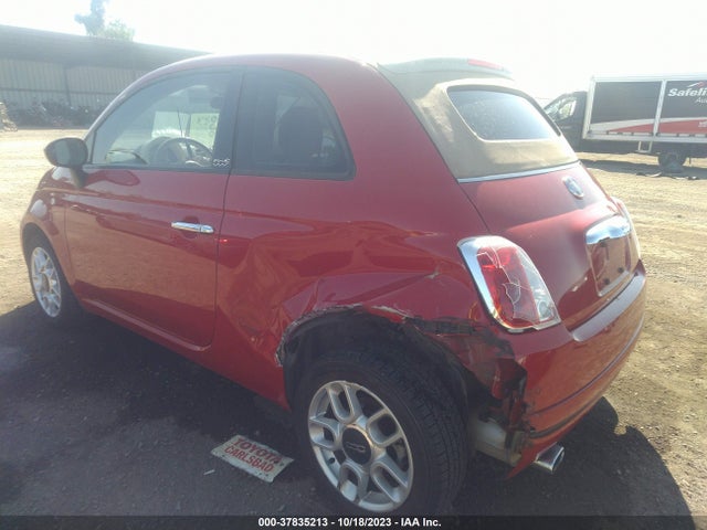2013 FIAT 500C 3C3CFFDR6DT688882 Photo 2