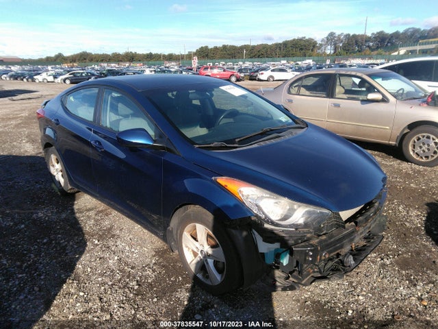 2013 HYUNDAI ELANTRA GLS PZEV VIN: KMHDH4AEXDU577334
