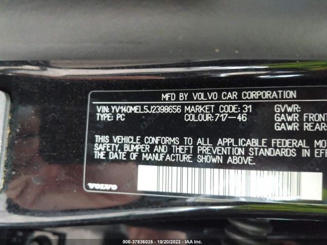 2018 VOLVO V60 YV140MEL5J2398656 Photo 8