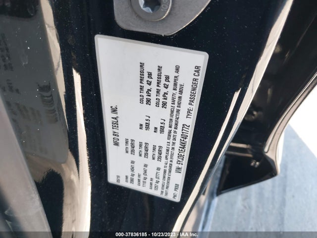 Tesla Model 3 Mid Range/standard Range/standard Range Plus/long Range 2019 5YJ3E1EA4KF401772 Image 9