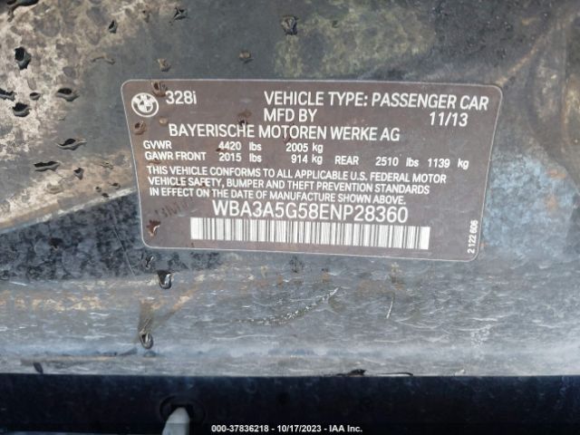 WBA3A5G58ENP28360 BMW 3 Series 328i