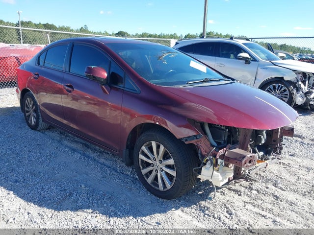 2012 HONDA CIVIC SDN EX-L VIN: 2HGFB2F95CH505507