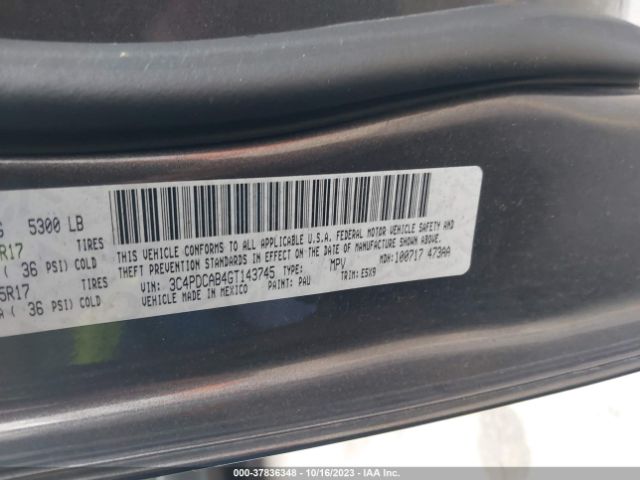 3C4PDCAB4GT143745 Dodge JOURNEY SE