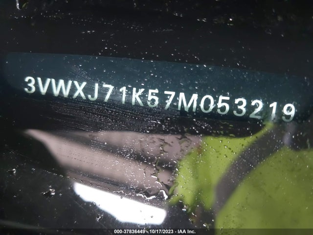 2007 VOLKSWAGEN JETTA SEDAN GLI/FAHRENHEIT GLI VIN: 3VWXJ71K57M053219