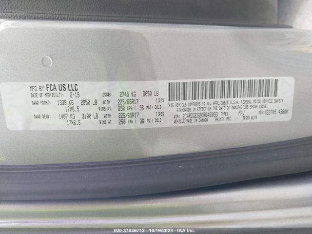 2C4RDGEG2KR646093 Dodge Grand Caravan Gt