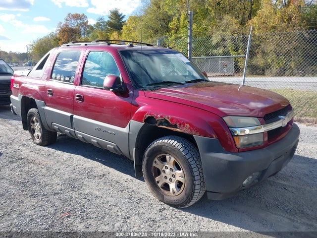 2004 CHEVROLET AVALANCHE Z71 VIN: 3GNEK12T44G137674
