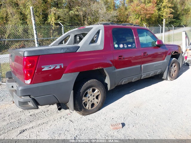 2004 CHEVROLET AVALANCHE Z71 VIN: 3GNEK12T44G137674