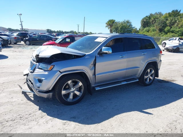 2014 JEEP GRAND CHEROKEE OVERLAND VIN: 1C4RJECGXEC322323