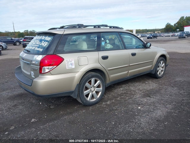 2008 SUBARU OUTBACK I/LL BEAN W/NAV VIN: 4S4BP61C787324870