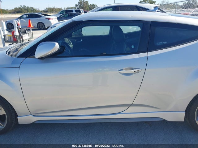 2013 HYUNDAI VELOSTER TURBO W/BLACK VIN: KMHTC6AE6DU145698
