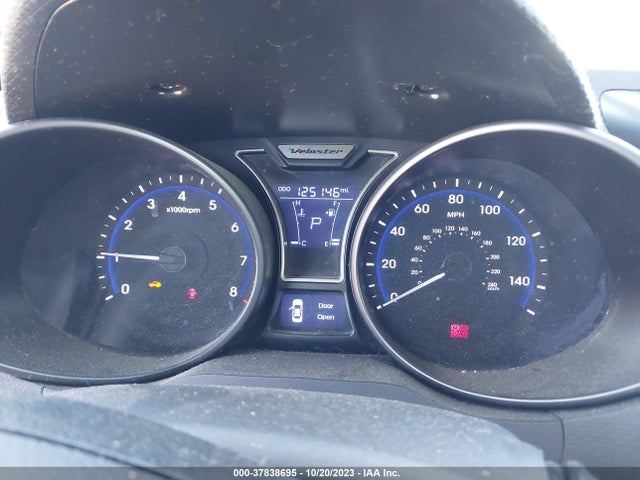 2013 HYUNDAI VELOSTER TURBO W/BLACK VIN: KMHTC6AE6DU145698