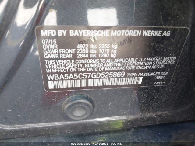 WBA5A5C57GD525869 BMW 528I