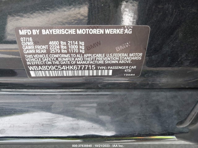 BMW 330i Xdrive 2017 WBA8D9C54HK677715 Image 9