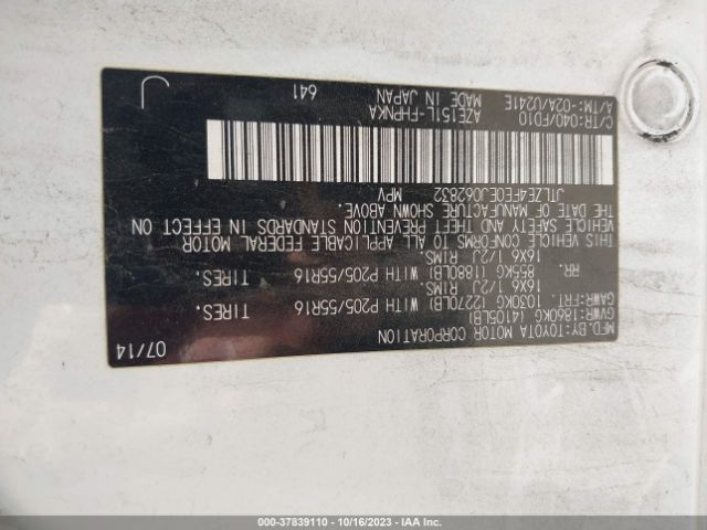 JTLZE4FE0EJ062832 Scion XB