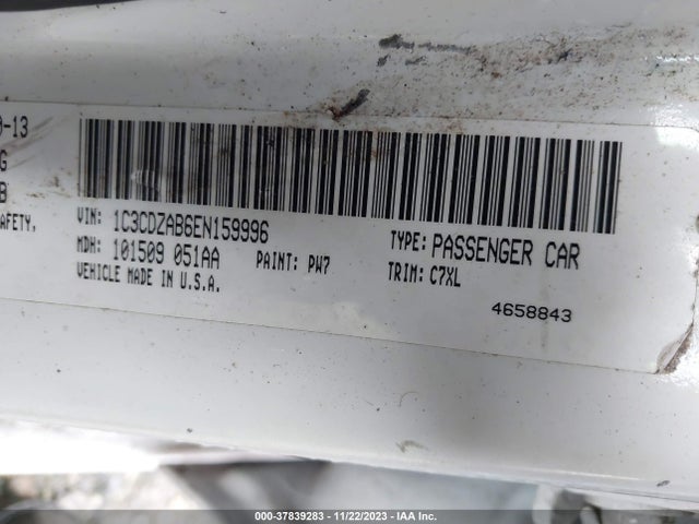 Dodge AVENGER SE 2014 1C3CDZAB6EN159996 Image 9