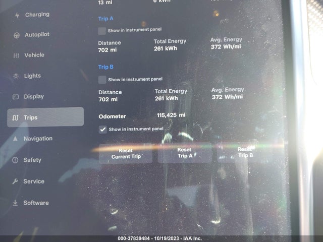 Tesla Model S 75d/100d/p100d 2018 5YJSA1E44JF244938 Image 7