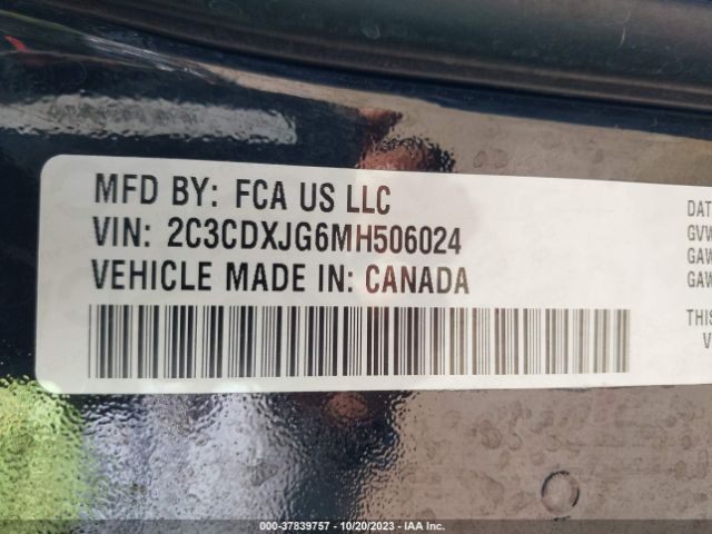 2C3CDXJG6MH506024 Dodge Charger Sxt