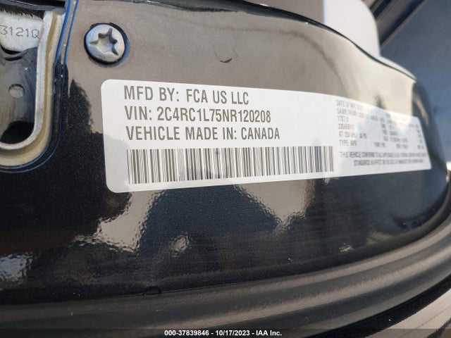 Chrysler Pacifica Hybrid Touring L 2022 2C4RC1L75NR120208 Image 9