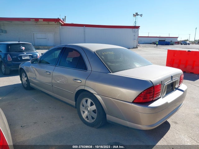 2002 LINCOLN LS W VIN: 1LNHM86SX2Y681430