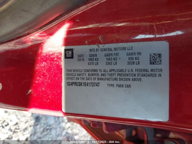 1G4PR5SK1E4173747 Buick Verano Convenience Group