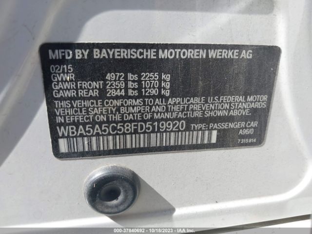 WBA5A5C58FD519920 BMW 5 Series 528i