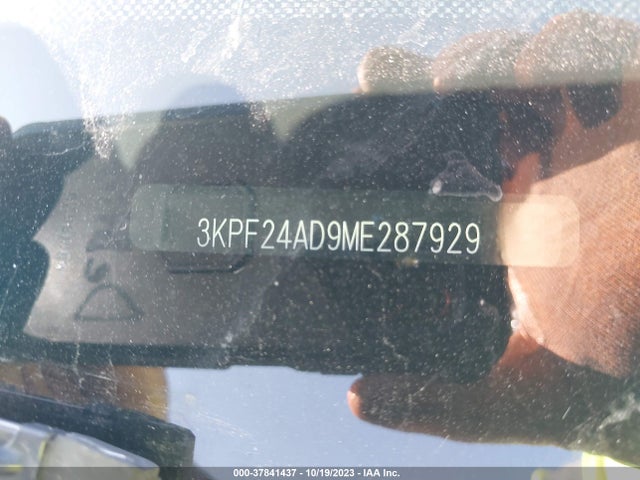 2021 KIA FORTE LXS VIN: 3KPF24AD9ME287929