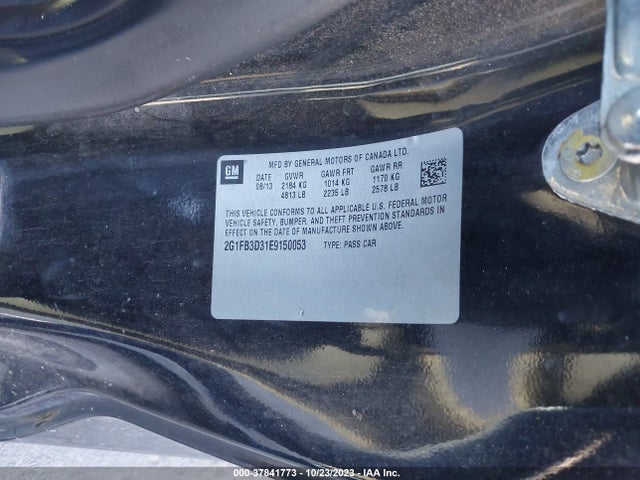 Chevrolet CAMARO LT 2014 2G1FB3D31E9150053 Image 9