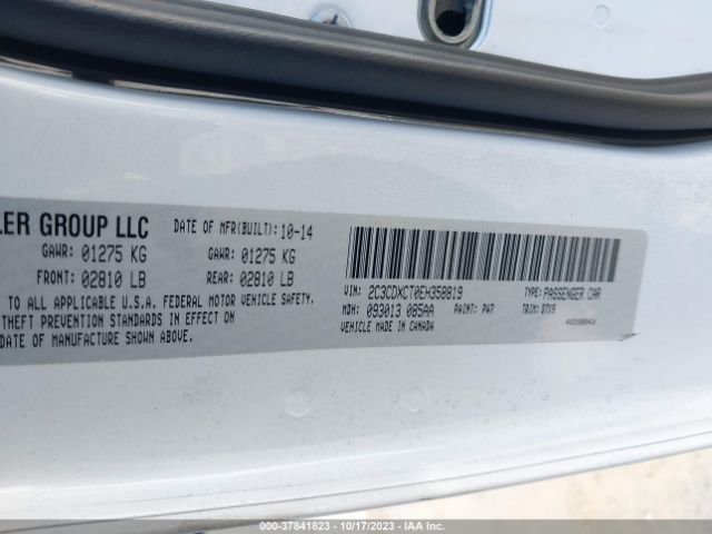 2C3CDXCT0EH358819 Dodge Charger Rt