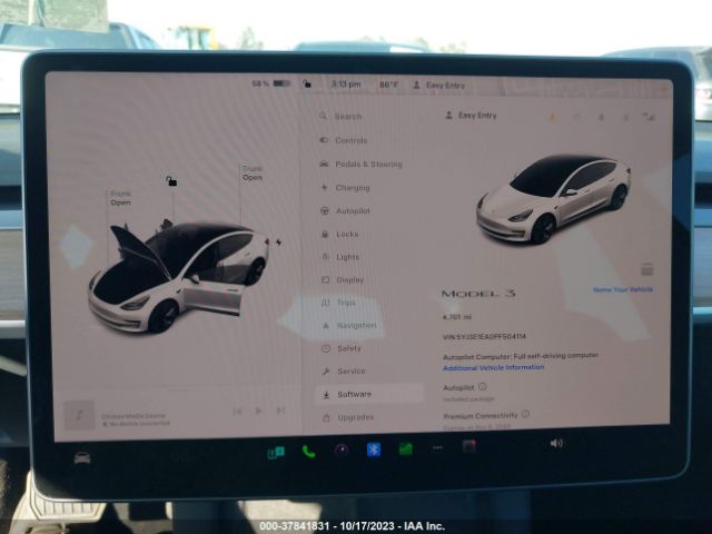 5YJ3E1EA0PF504114 Tesla MODEL 3