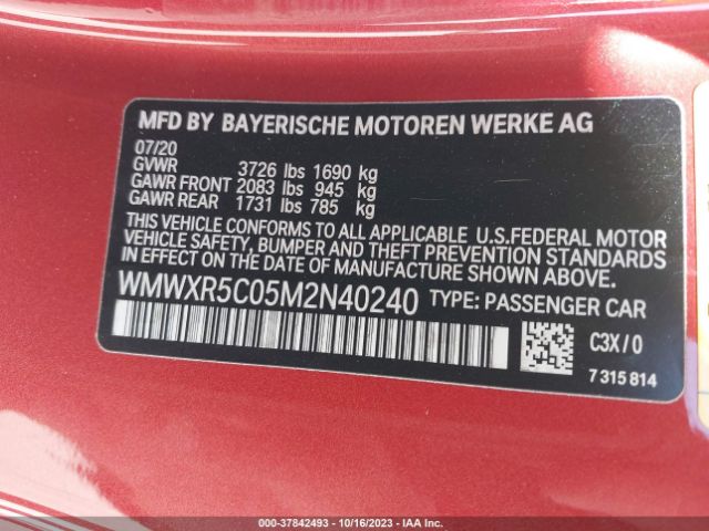 2021 MINI HARDTOP WMWXR5C05M2N40240 Photo 8