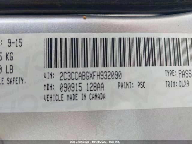 2C3CCABGXFH932090 Chrysler 300 S