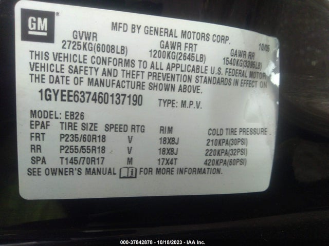 2006 CADILLAC SRX 1GYEE637460137190 Photo 8