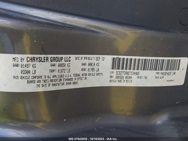 2013 FIAT 500 3C3CFFDR8DT534965 Photo 8