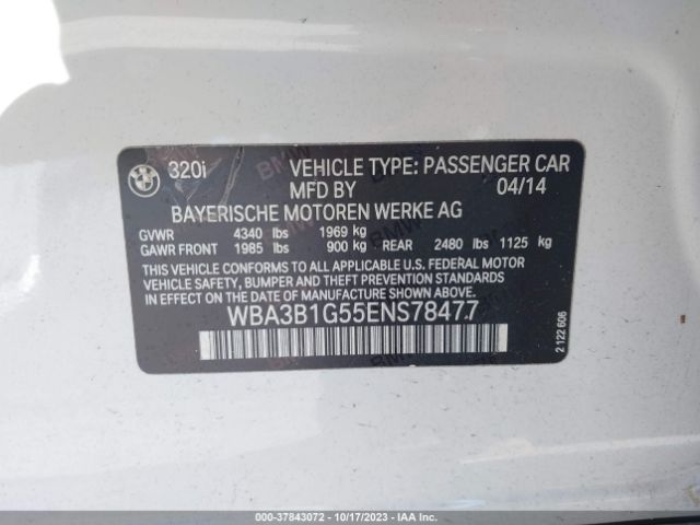 WBA3B1G55ENS78477 BMW 320i