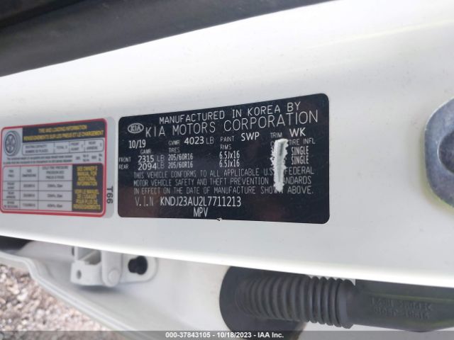KNDJ23AU2L7711213 KIA SOUL S