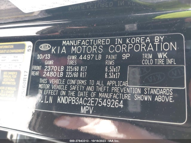 2014 KIA SPORTAGE KNDPB3AC2E7549264 Photo 8