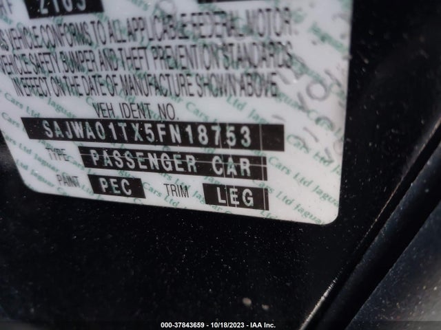 2005 JAGUAR S-TYPE SAJWA01TX5FN18753 Photo 8