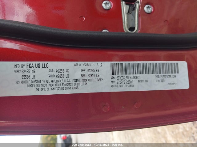 2018 DODGE CHARGER 2C3CDXL95JH116977 Photo 8
