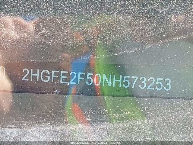 2HGFE2F50NH573253 Honda Civic Sport