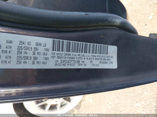 Dodge Journey Sxt 2015 3C4PDDBG7FT721089 Image 9