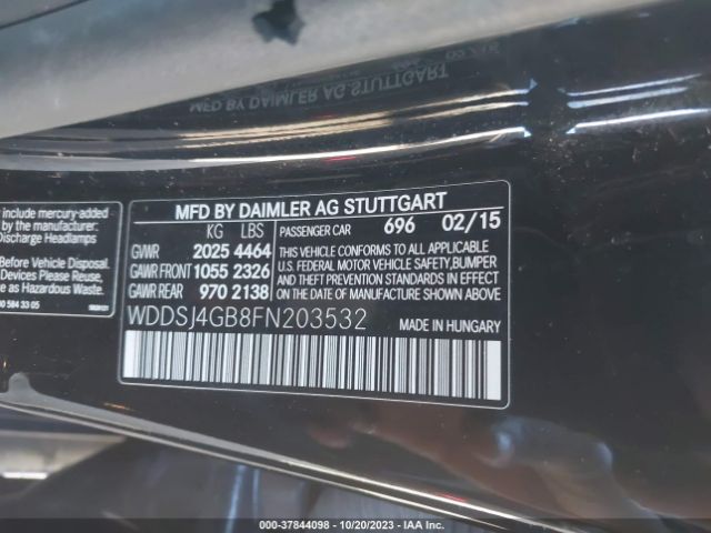 2015 MERCEDES-BENZ CLA-CLASS WDDSJ4GB8FN203532 Photo 8