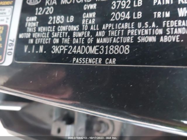 3KPF24AD0ME318808 KIA Forte Lxs