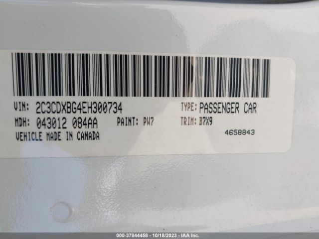 2C3CDXBG4EH300734 Dodge Charger Se