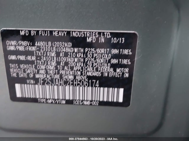 JF2SJAHC2EH506174 Subaru Forester 2.5i Limited