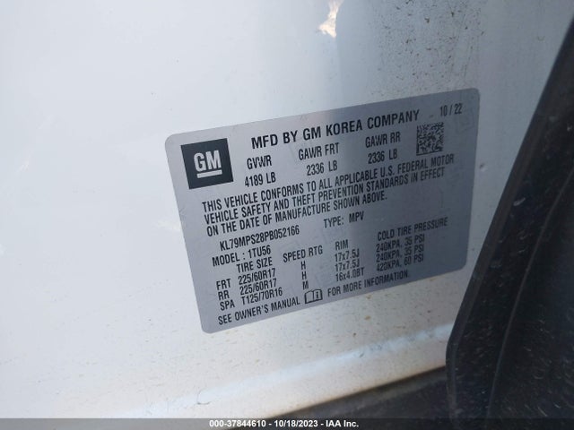 Chevrolet Trailblazer Lt 2023 KL79MPS28PB052166 Image 9
