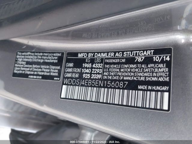 WDDSJ4EB5EN156087 Mercedes-Benz CLA 250