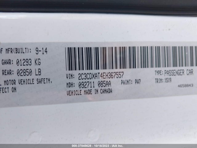 Dodge Charger Police 2014 2C3CDXAT4EH367557 Image 9