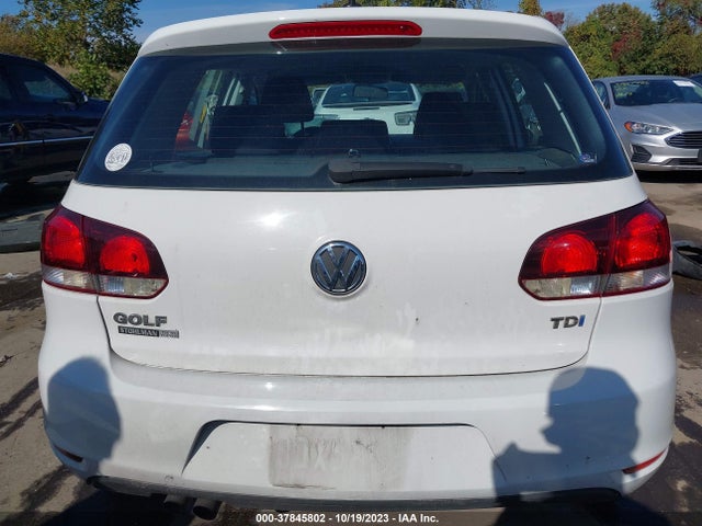 2012 VOLKSWAGEN GOLF TDI VIN: WVWDM7AJ6CW103186